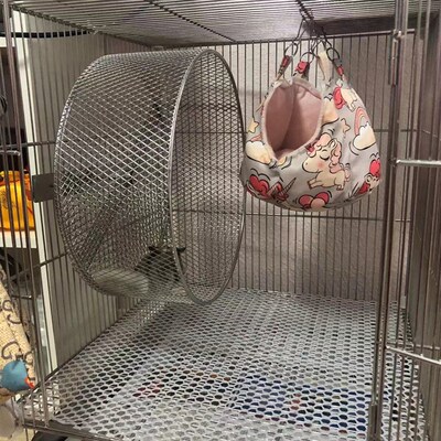 304不锈钢跑轮小宠玩具全封闭轴承挂式静音26/28/30逊泽丝网制品