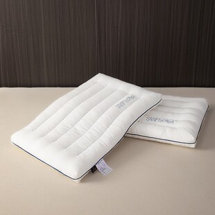 超低枕头枕芯家用一对装护颈椎助睡眠学生宿舍单人专用整头儿童软