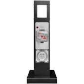 别墅营地水电桩房车景区充电柱码 头游艇岸电桩智能户外防水插座箱