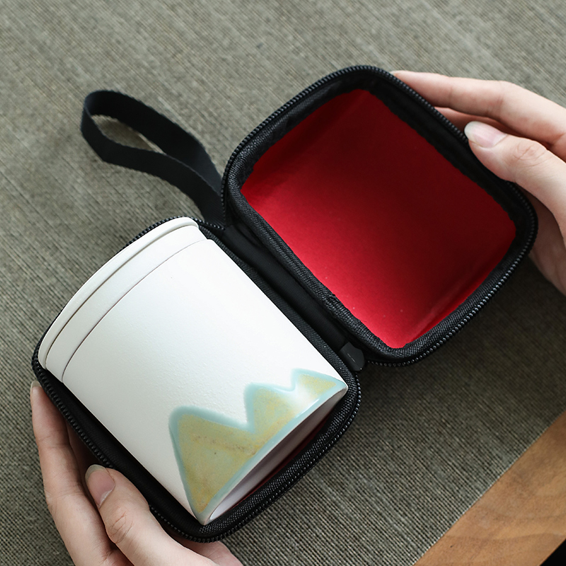 带过滤一人饮旅行茶具套装陶瓷快客杯功夫办公便携式一壶杯泡茶杯