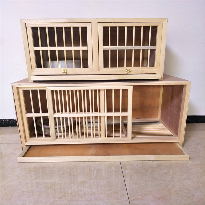鸽具鸽子配对笼信鸽巢箱赛鸽养殖笼木质鸽子笼鸽子用品木笼子包邮