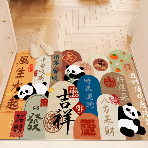 玄关进门地毯防滑耐脏入户门地垫可裁剪pvc门口蹭脚垫子可擦免洗
