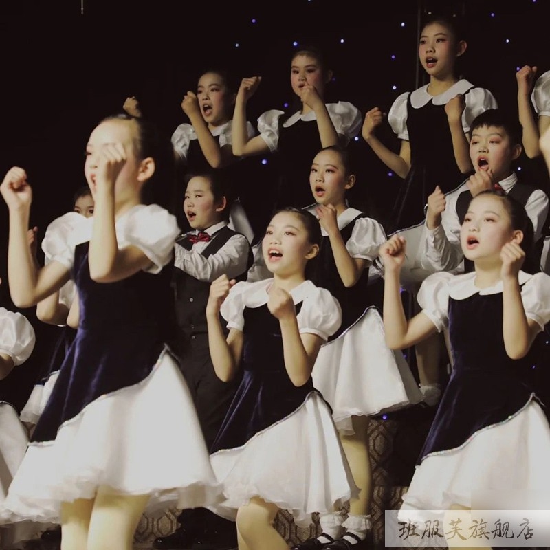 六一儿童合唱服中小学生幼儿园诗歌朗诵舞蹈服女童走秀蓬蓬裙礼服,童装/婴儿装/亲子装,儿童演出服,淘宝优惠券,粉丝福利购,淘宝优惠卷