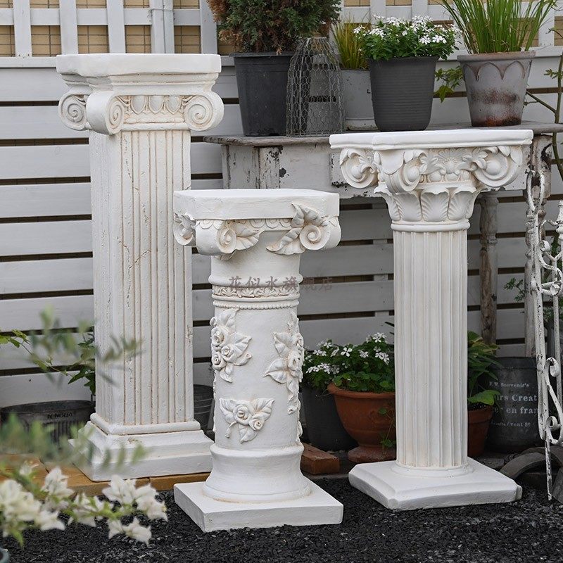欧式花盆罗马柱摆件婚庆婚礼道具大柱子底座复古花园庭院阳台花架,家居饰品,落地摆件,淘宝优惠券,粉丝福利购,淘宝优惠卷