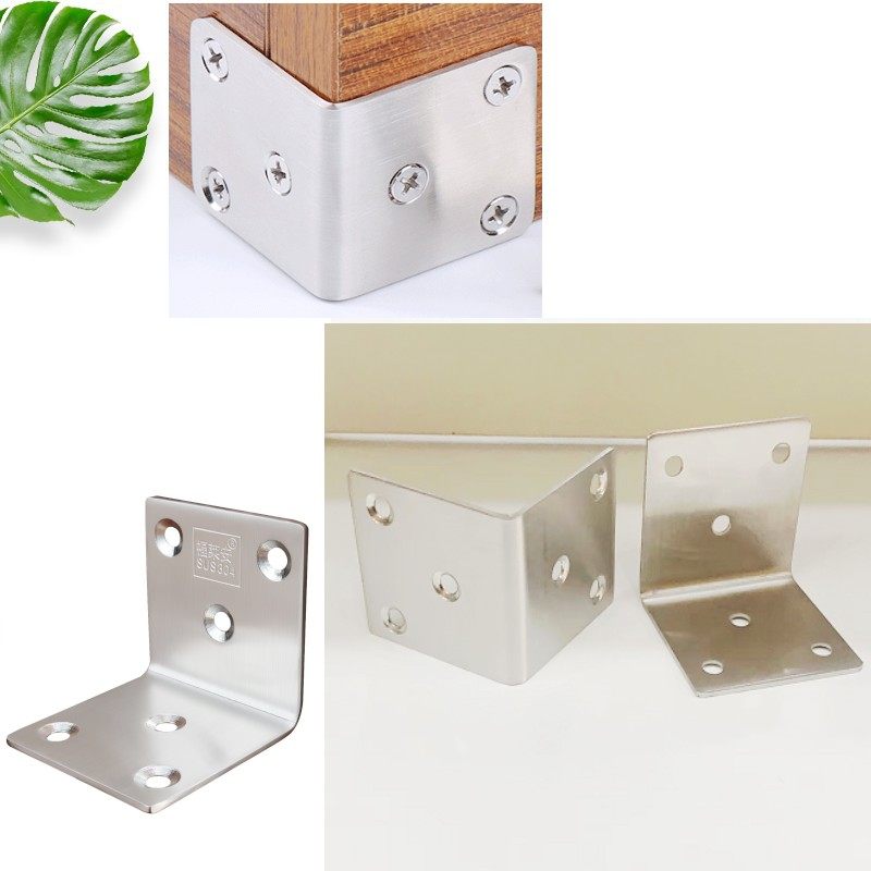 SUS304不锈钢角码角铁90度直角固定器连接件桌椅子加固三角支架,基础建材,层板拖,淘宝优惠券,粉丝福利购,淘宝优惠卷