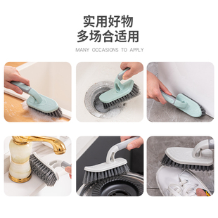 迪利嘉地板缝隙刷化妆室浴室厨房墙壁地板瓷砖清洁死角硬毛小刷子