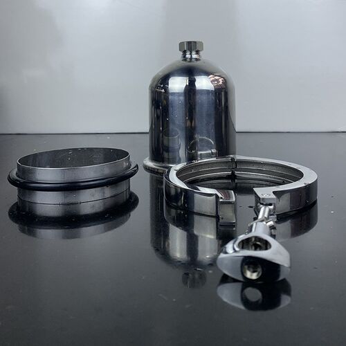 精铸卡箍抱箍304不锈钢快装卡盘管件连接精抛光管道连接器89mm管