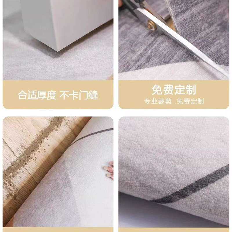 龙年喜庆红色入户门地垫除尘耐脏门垫可裁剪地毯玄关大门进门脚垫