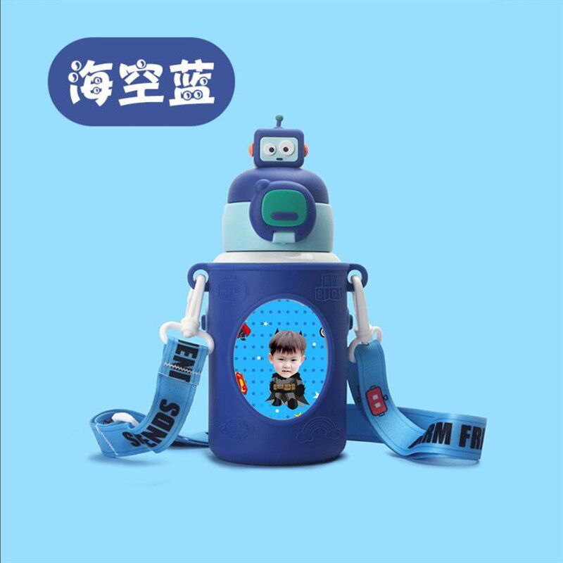 DIY来图定制头像照片定做儿童保温杯 个性图片定制婴儿宝宝杯子