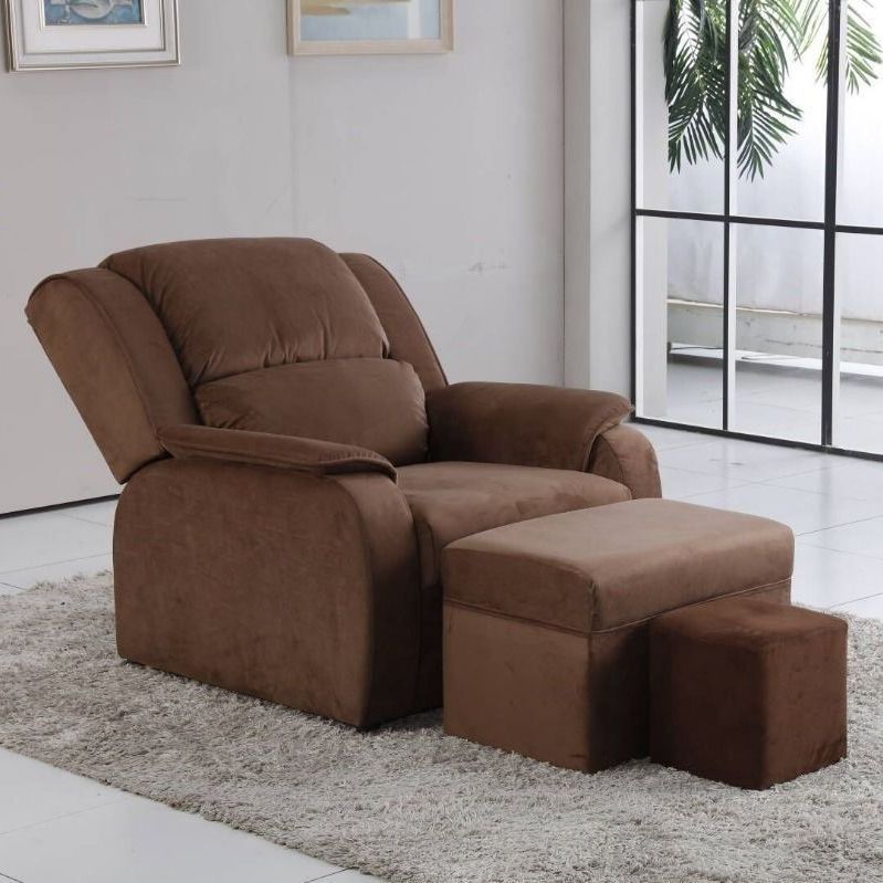 足疗沙发电动足浴按摩牀浴场洗脚美甲采耳沙发牀桑拿沐足沙发躺椅