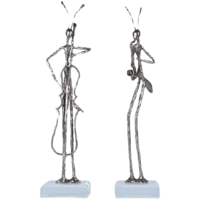 北欧抽象摆件铁艺锌合金蚂蚁乐手乐队摆件 电视柜酒柜家居装饰品,家居饰品,装饰摆件,淘宝优惠券,粉丝福利购,淘宝优惠卷