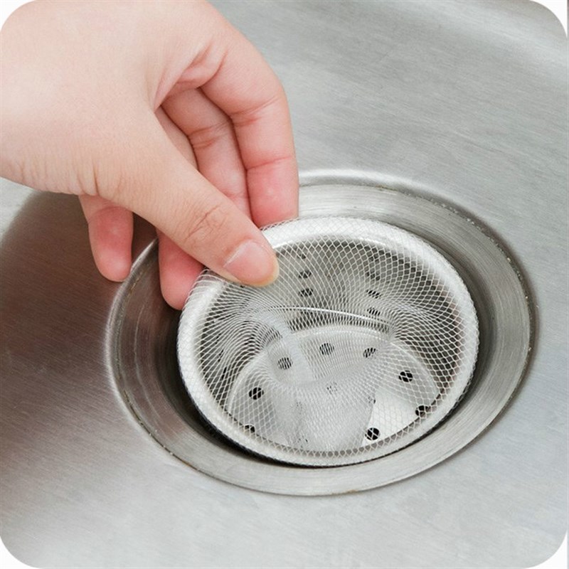 厨房水槽菜渣过滤网 下水道洗碗池通用漏网 水池垃圾一次性隔渣网