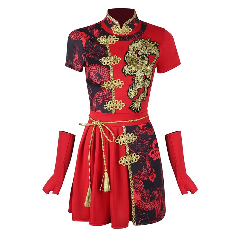 年会舞蹈服女性感中国风爵士舞服装街舞套装韩舞打歌服女团演出服