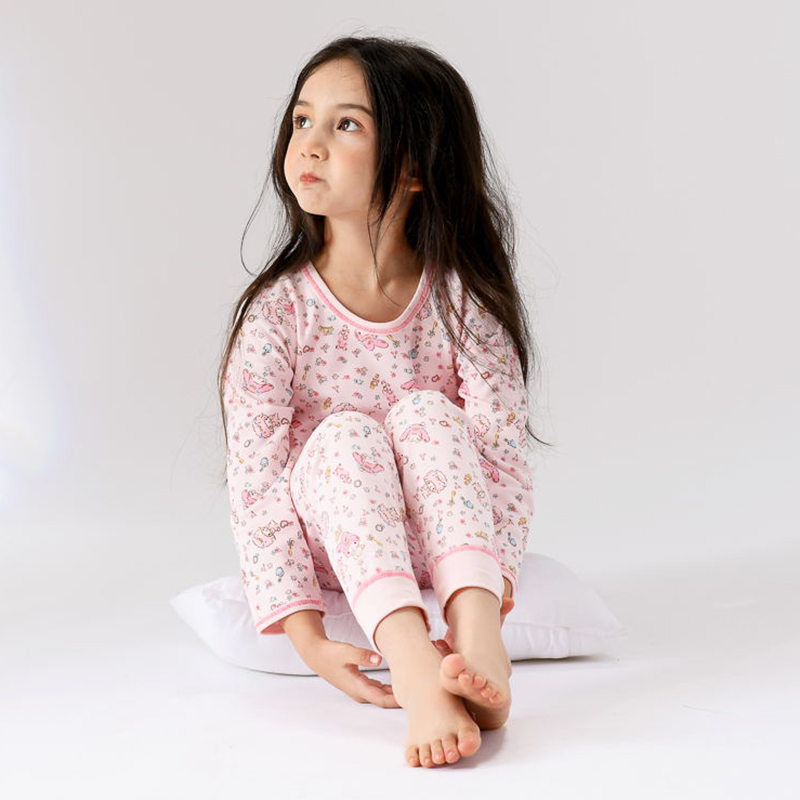 女童秋衣套装纯棉保暖内衣儿童秋衣秋裤家居服宝宝睡衣秋冬棉毛衫