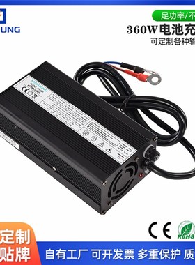 21V8A 25.2V 10A 12A 充电器 24V10A锂离子电池充电器 铝壳