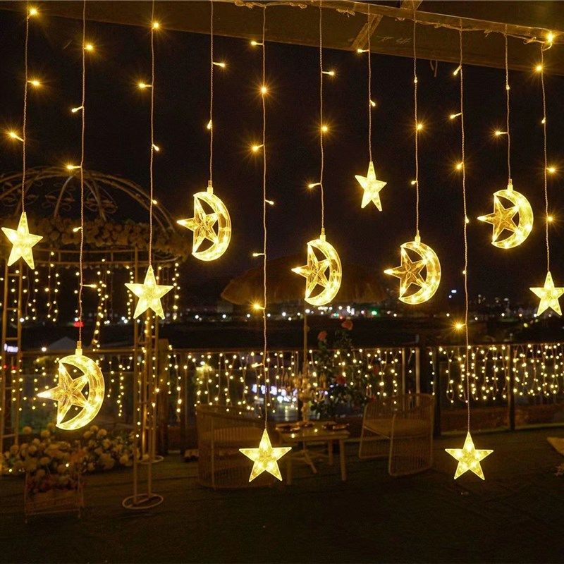 led网红星星灯少女心房间装饰灯卧室布置窗帘灯彩灯闪灯串满天星,节庆用品/礼品,装饰灯,淘宝优惠券,粉丝福利购,淘宝优惠卷