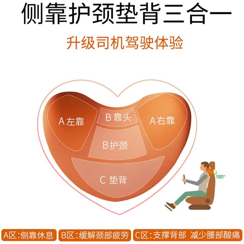 汽车头枕护颈枕车用座椅颈椎枕头记忆棉靠垫车载按摩颈枕腰靠套装,汽车用品/电子/清洗/改装,头枕,淘宝优惠券,粉丝福利购,淘宝优惠卷