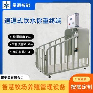 通道式 飲水稱重終端養(yǎng)殖管理快速稱重加厚穩(wěn)固上傳云端