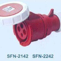 SFE上丰防水工业插座SFN-2242 32A 四极连接器 IP67 四芯插头插座