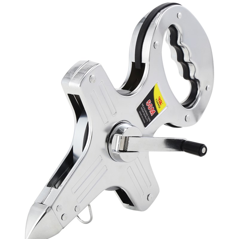 大卷尺30米50M皮尺钢卷尺100米工程测量尺手提尺软尺建筑米尺钢尺