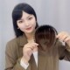 假发女水钻发箍空气刘海一体补发修颜自然隐形遮白发假刘海全真发