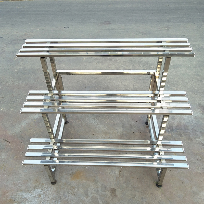 304不锈钢花架铁艺阶梯花架置物架多层多肉架客厅阳台户外花盆架