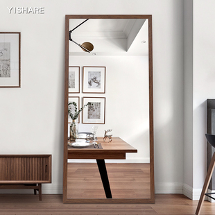 Yishare 穿衣镜壁挂墙家用全身镜服装店大镜子立体落地试衣镜防爆