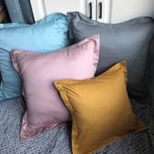 靠垫大号65x65cm全棉抱枕套608085长方形纯棉方枕床头大靠背