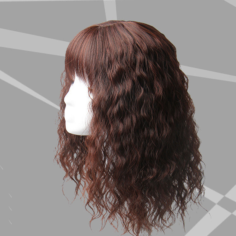 假发女碎刘海玉米烫假发片带头顶刘海片假发补发块长卷发接发片,美发护发/假发,刘海片,淘宝优惠券,粉丝福利购,淘宝优惠卷