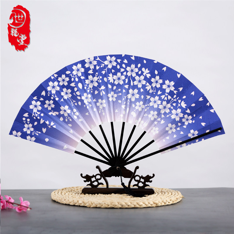 中国风将进酒日式金色可转十骨扇子舞蹈蝙蝠寄明月古风金箔纸折扇,居家日用,扇子,淘宝优惠券,粉丝福利购,淘宝优惠卷