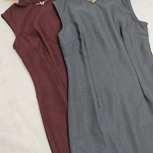 【双姝】落萦改良旗袍曳地大长款复古民国连衣裙日常可穿书卷气