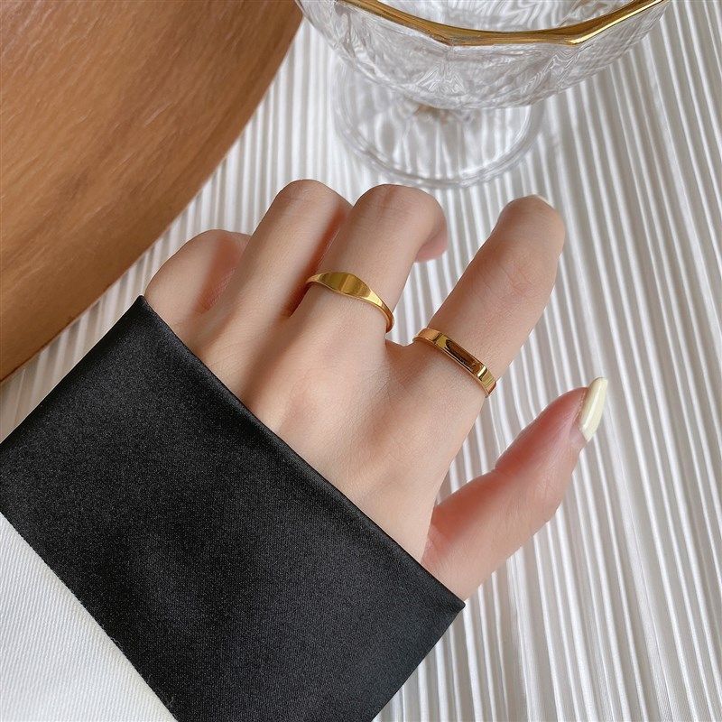 大米饰品a】高级感戒指不掉色冷淡风时尚简约设计感食指戒指女个,饰品/流行首饰/时尚饰品新,戒指/指环,淘宝优惠券,粉丝福利购,淘宝优惠卷