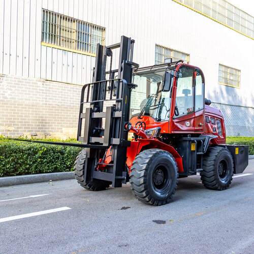 Rough Terrain Forklift Truck内燃式柴油四驱越野叉车 3.5吨叉车