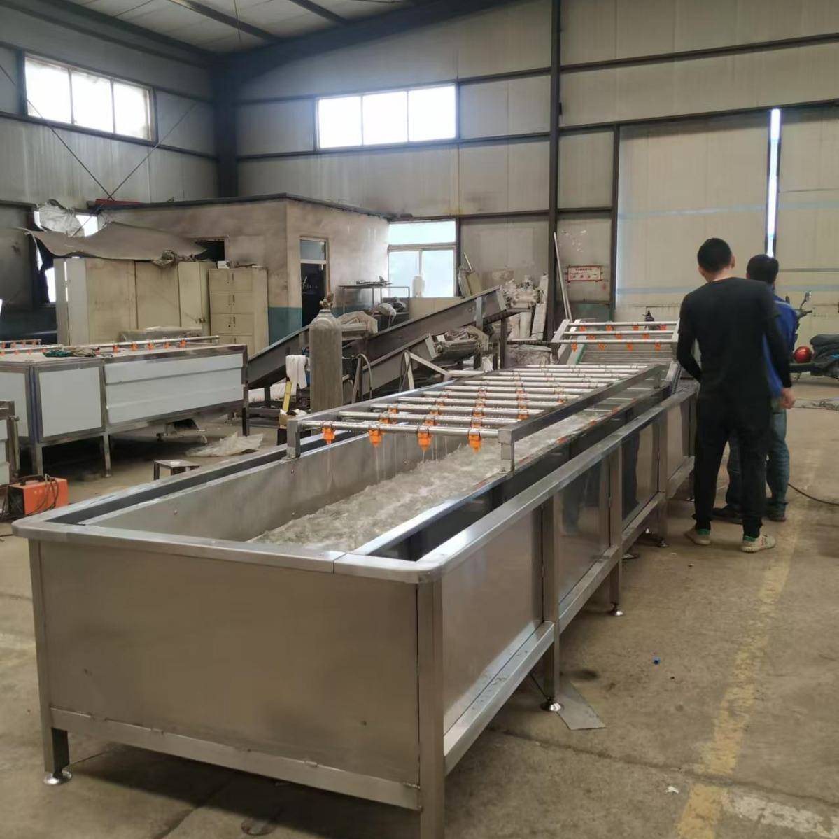 白菜娃娃菜气泡清洗机果蔬配送中心用自动洗菜机气泡清洗机