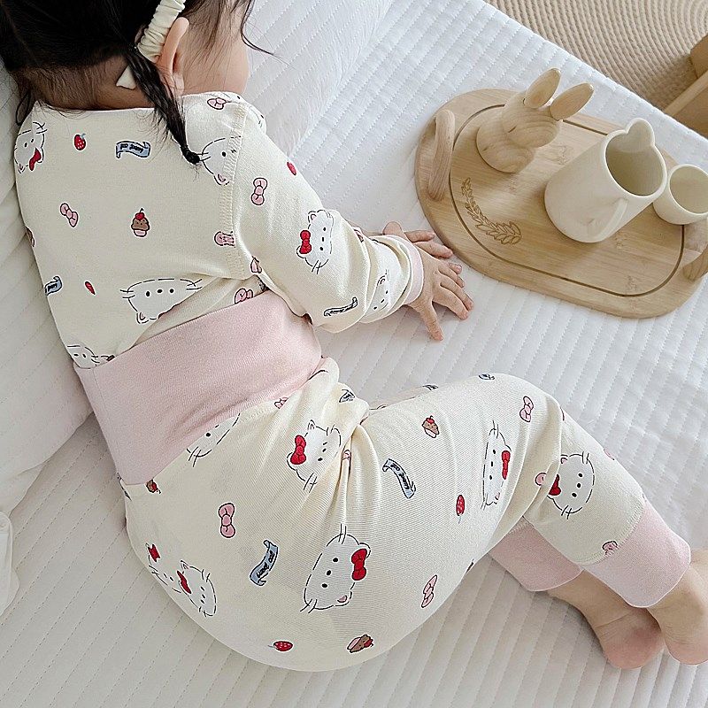 宝宝秋衣套装纯棉冬婴儿高腰护肚睡衣儿童内衣男女孩秋裤分体保暖,童装/婴儿装/亲子装,内衣套装,淘宝优惠券,粉丝福利购,淘宝优惠卷