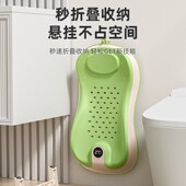 婴儿洗澡浴架坐躺托神器感温宝宝浴盆通用浴床托防滑垫新生儿浴网