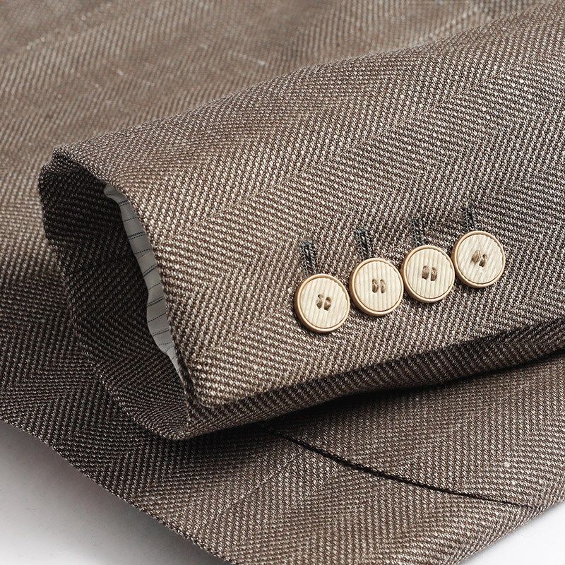 本派休闲西装男新款设计感英伦风猎装西服夹克高档羊毛西装外套男