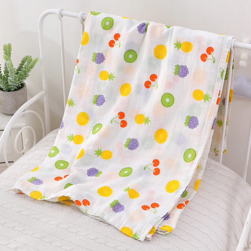 2*2.2米双单层纯棉纱布床单柔软成人盖毯超薄夏季盖被双人加大款