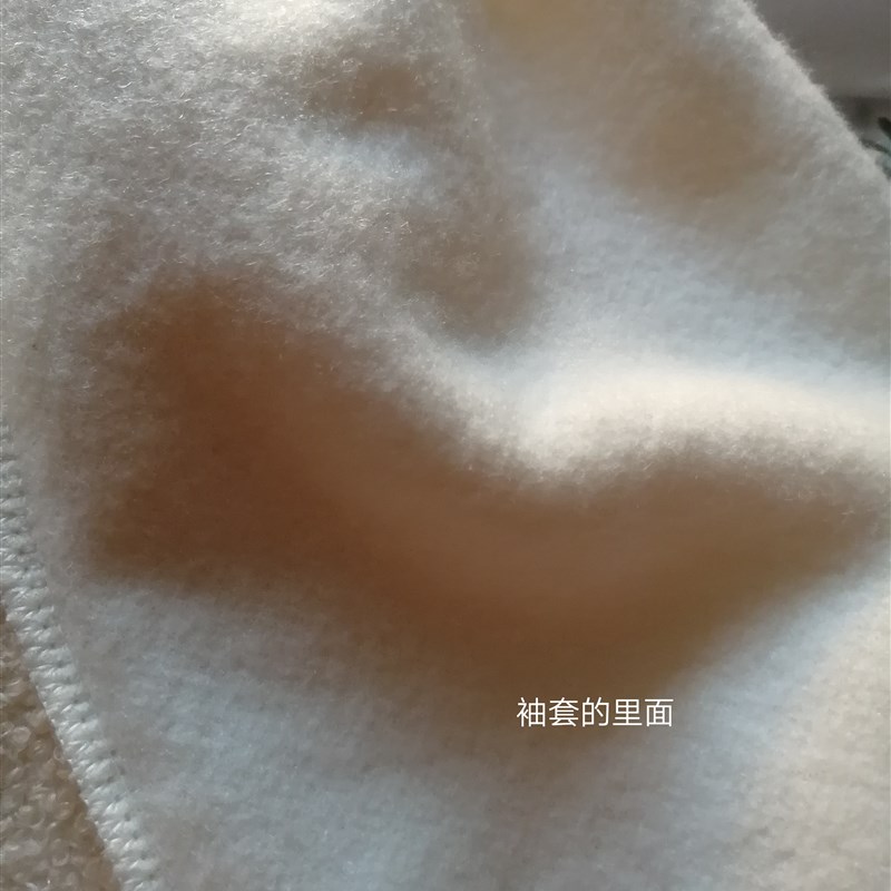 韩版秋冬季新款时尚毛p绒保暖长款袖套羽绒服防脏护袖学生办公套