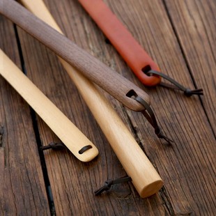 拔子长柄家用穿鞋 子磁吸鞋 神器 把拔鞋 拨 实木加长提鞋 高档木质鞋