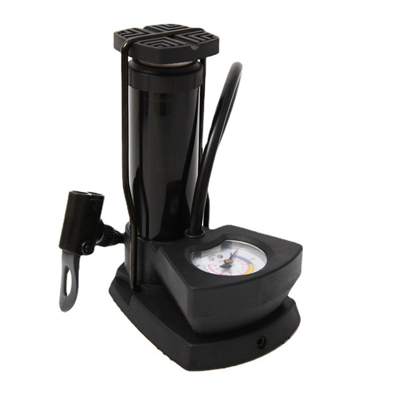 自行车脚踩打g气筒家用电瓶车电动摩托车高压便携迷你式脚踏充气