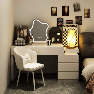 梳妆台轻奢高级感床头斗柜一体2025新款小型现代主卧室简约化妆桌