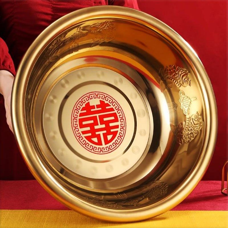 跨火盆祭火盆烧元宝的炉子聚宝盆火盆烧金盆金盆乔迁新居洗手的盆,家居饰品,木雕,淘宝优惠券,粉丝福利购,淘宝优惠卷