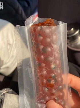 耐咬不动的糖网款红同拽拽糖水果KRX糖嚼糖彩水果虹味儿童糖果香