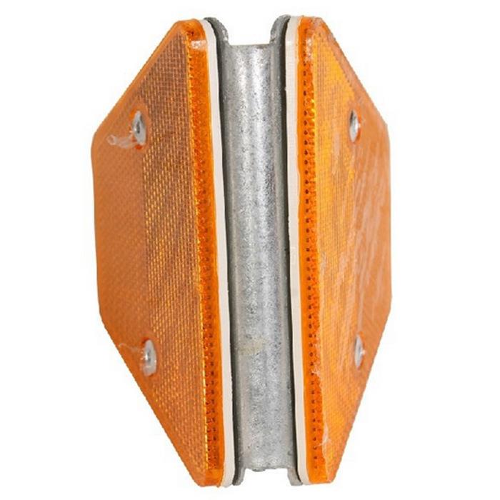 护栏单面双面铸铝道钉突起路标反光道钉轮廓标公路减速指引路标