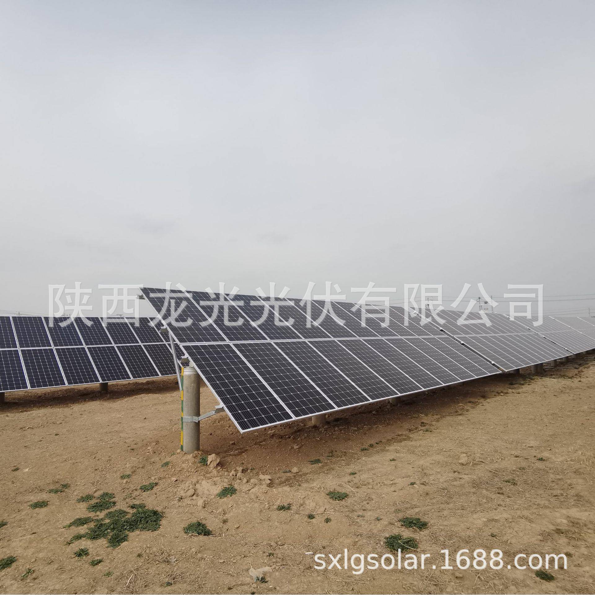 定制离网太阳能光伏发电系统100kw大型整套晶锂电储能供电380v