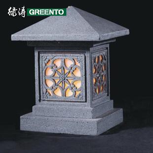 新款柱头灯花园别墅庭院景观灯户外防水太阳能围墙柱头灯