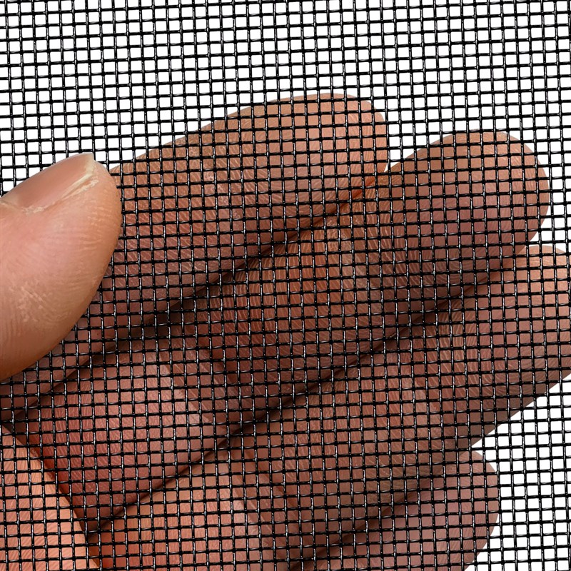 黑色加密小孔不锈钢格网防蚊防虫透气通风编织Q网散热出风口过滤