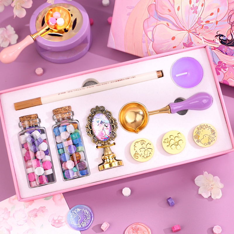 手工diy儿童制作做火漆印章套装小女孩玩具材料包小学Y生生日礼物