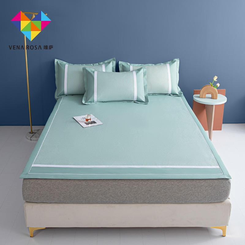 唯萨 冰丝凉席夏天婴儿可用席子床垫冬夏两N用竹席草席夏季冰藤席